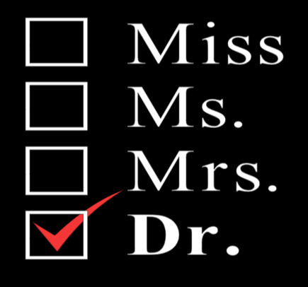 Miss, Mrs.. Ms., Dr. Check List Shirt