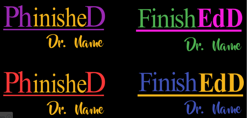EdD FinishEdD - BLOCK, Multiple Colors